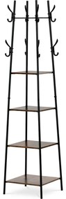 Cuier cu rafturi GD-170 OLW, lemn vechi