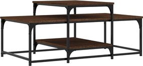 vidaXL Măsuță de cafea, stejar maro, 102x60x45 cm, lemn prelucrat