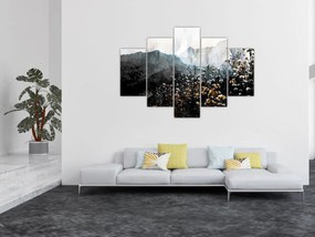 Tablou - Ilustrație de flori sălbatice (150x105 cm)