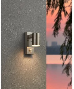 Aplică LED de exterior cu senzor RIGA 1xGU10/3W/230V IP44 Eglo 99569