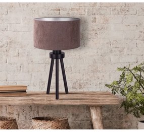 Lampă de masă Duolla LYON 1xE27/15W/230V d. 30 cm maro