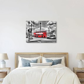 Tablou pe sticlă - Trafalgar Square (70x50 cm)