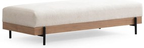 Taburet Eti Oak Pouffe Alb