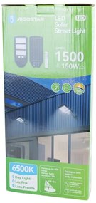 Lampă LED stradală solară cu senzor Aigostar LED/150W/3,2V + telecomandă