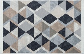 Covor, Ar 10, 80x300 cm, Bej / Negru / Alb