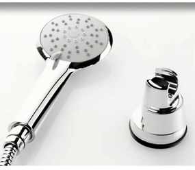 Suport para dus rotund de perete culoare crom Deante, Dalia Crom