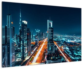 Tablou - Noaptea la Dubai (90x60 cm)