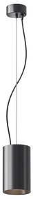 Pendul LED iluminat design tehnic Efir D-9,5cm 25W negru