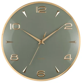 Karlsson 6017GR ceas de perete design, gri,diametru 40 cm