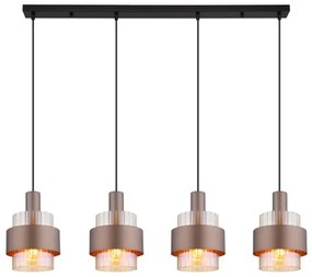 Lustră pe cablu Globo 15560-4HA MILLEY 4xE27/60W/230V