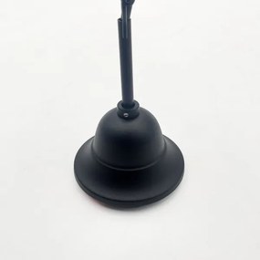 Candelabru cu lanț ANTON 8xE14/60W/230V negru
