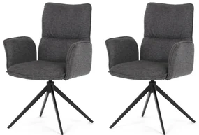 Set de scaune de sufragerie DCH-D1328 GREY2, 2buc.