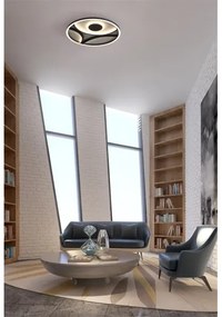 Searchlight 82100-39BK - Plafonieră LED dimmabilă ZENDISC, 20 W, 230 V, 3000 K, diam. 39 cm