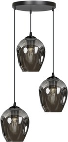 Emibig Istar lampă suspendată 3x60 W negru-grafit 680/3PREM