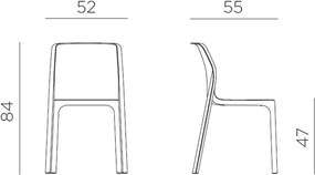 Scaun Exterior Nardi - Bit - Bianco