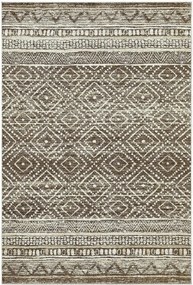 Covor F5087 - V2, 80x120 cm, forma dreptunghiulara, poliester, maro