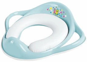 Reductor toaleta copii, antiderapant, colac integrat moale si manere, Bear Friends Mint, Maltex Baby