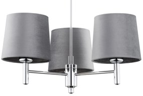 Candelabru modern design elegant BOLZANO 3L gri