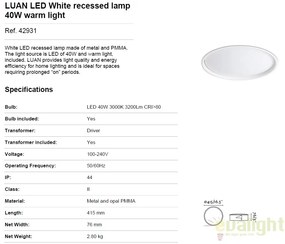 Plafoniera LED design modern LUAN 42931