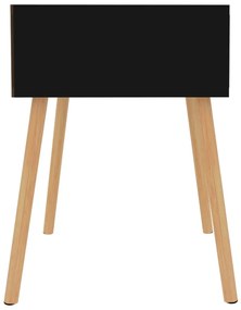 Noptiera, negru, 40x40x56 cm, PAL 1, Negru