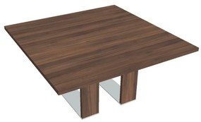 Masă de conferință Verno+ 150 x 150 cm, nuc