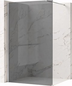 Paravan de dus Rea Flexi Grey / Chrome 110