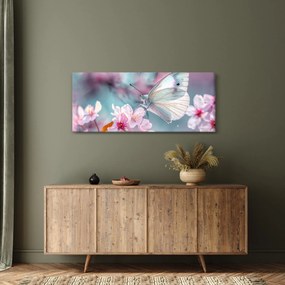 Tablou - Fluture pe un cireș (120x50 cm)