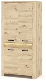 Dulap de haine Mindi (Stejar artisan). 1053054