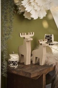 IB Laursen Ren din lemn REINDEER RUDOLF STANDING- mai multe dimensiuni Marime: M