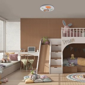 Rabalux 71191 - Plafonieră LED pentru copii HEDGY LED/24W/230V 3000K