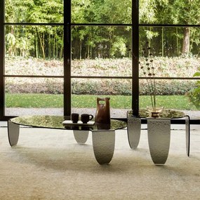 Masuta de Cafea Design LUX, Sticla, Arturo 121x31cm