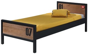 Set ALEX conține un Pat copii de 90x200cm, o lamă, o lenjerie de Pat copii, o noptieră și un Dulap camera copii cu 3 uși