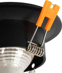 Spot încastrat inteligent negru, incl. Wifi GU10 50mm - Gijs