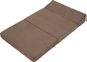 Saltea pliabilă/fotoliu extensibil, 2 in 1, maro deschis, VEDIS