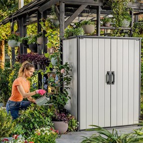 Depozitare grădină Premier High Store gri-maroniu