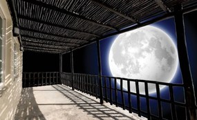 Fototapet - Terasă cu privire spre Lună (254x184 cm), în 8 de alte dimensiuni noi