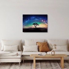 Tablou pe sticlă - Relaxare sub stele (70x50 cm)