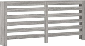 vidaXL Mască pentru calorifer, gri sonoma, 175x20x82 cm lemn prelucrat