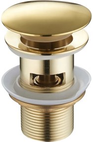 Mexen dop click-clack rotund cu preaplin, Aurie - 79920-50