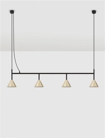 Lustra suspendata moderna CONICO auriu