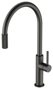 Baterie bucatarie cu sistem filtrare D1 grafit Omnires Switch cu 3 cai, pentru apa filtrata