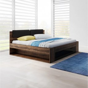 Pat lemn masiv Lunaris 140/160/180×200 cm - 180x200