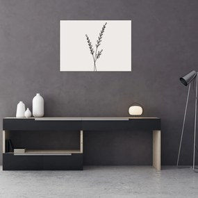 Tablou pe sticlă - Floare de pajiște N⁰2 (70x50 cm)