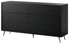 Dulap Biel B5  (negru + auriu). 1099295