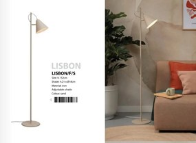 Lampadar/Lampa de podea din metal Lisbon sand