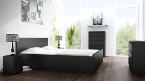 Baltrum M6 120 2X3, dulap cu sertare, negru