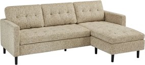 Coltar modern, Tesatura Structurata Bej STOCKHOLM 220cm