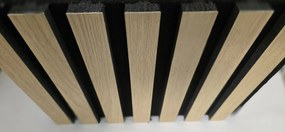 Riflaj Acustic Panou 3D (stejar deschis)