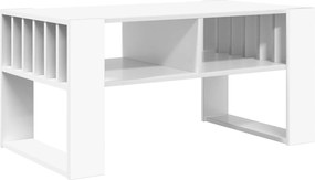 vidaXL Masă de cafea Alb 92 x 49,5 x 45 cm Lemn compozit