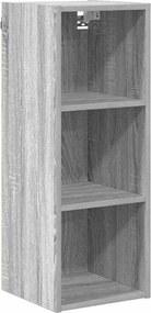 vidaXL Dulap suspendat Gri Sonoma 30 x 29,5 x 80 cm Lemn compozit